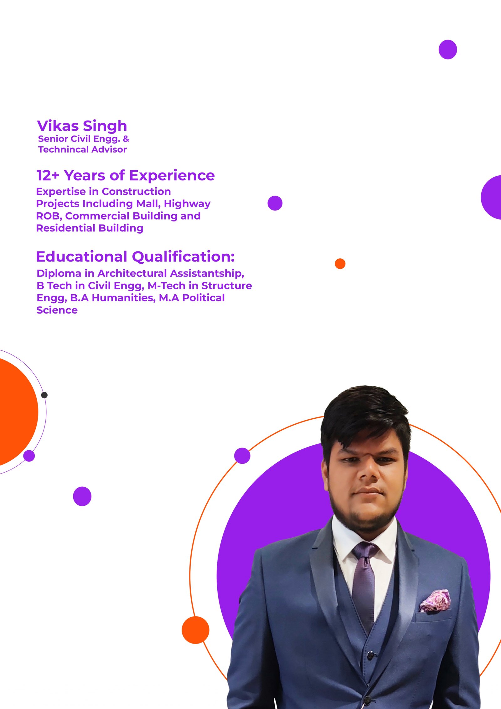 Vikas Singh — Senior Civil Engineer